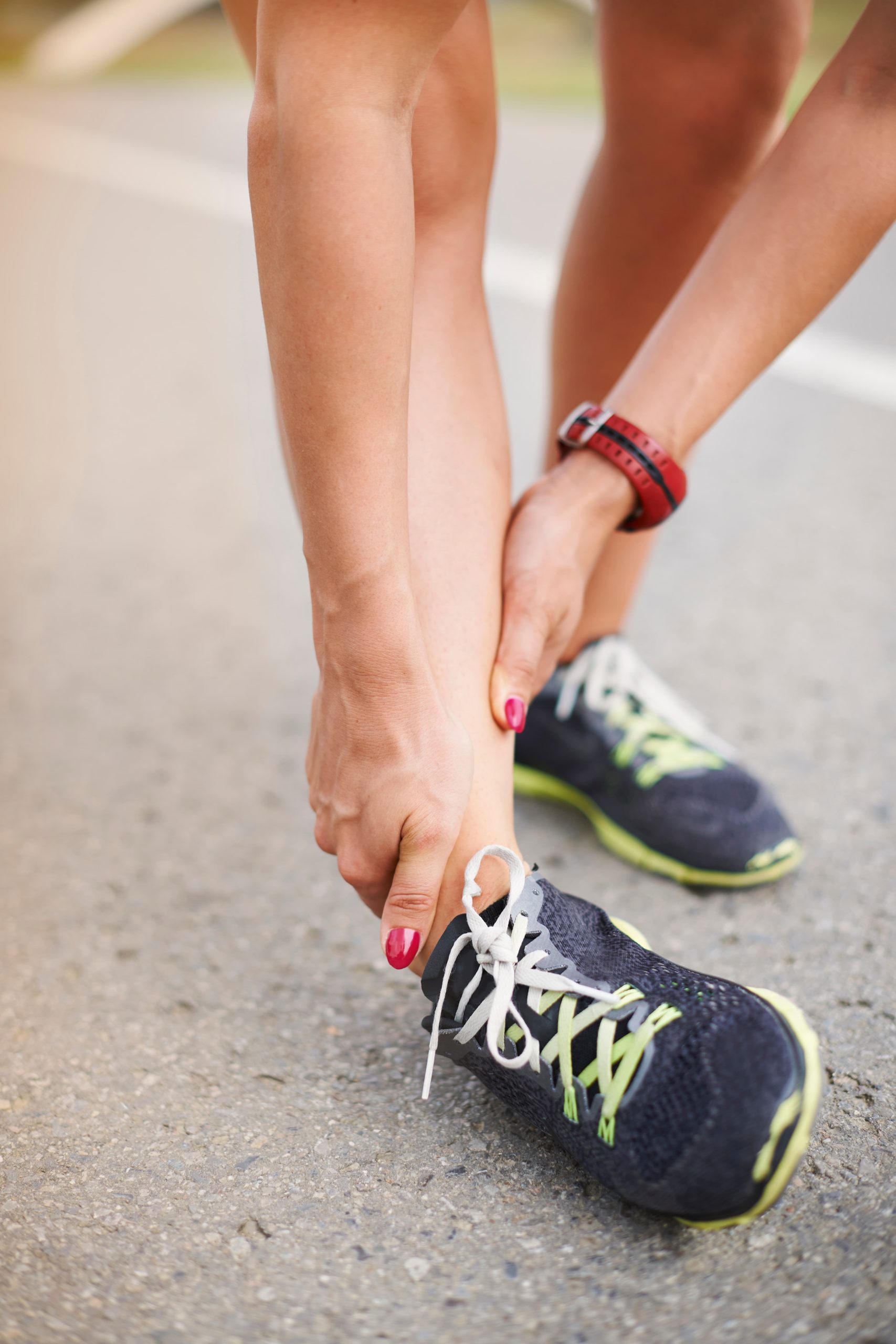 Douleur au talon traitée par un podiatre