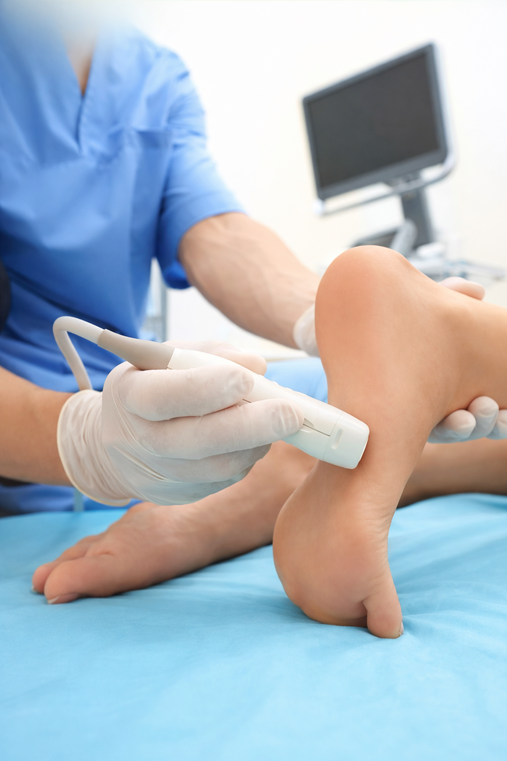 Échographie du pied en clinique podiatrique